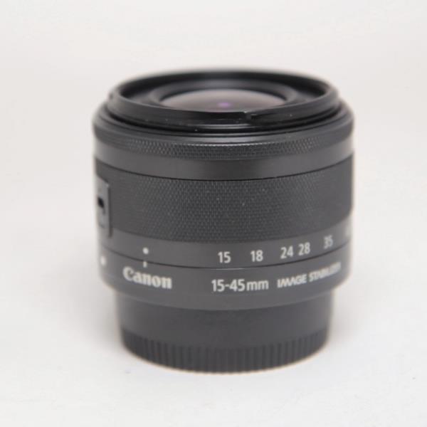 Used Canon EF-M 15-45mm f/3.5-6.3 IS STM Zoom Lens Graphite