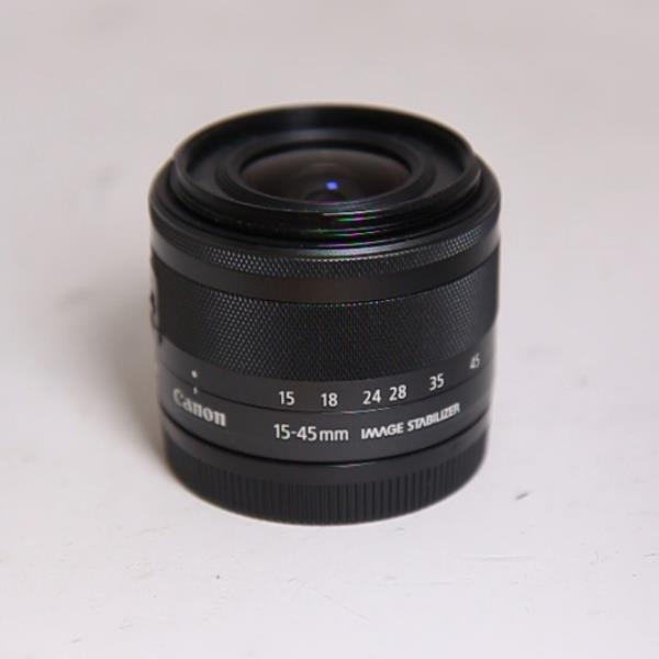 Used Canon EF-M 15-45mm f/3.5-6.3 IS STM Zoom Lens Graphite