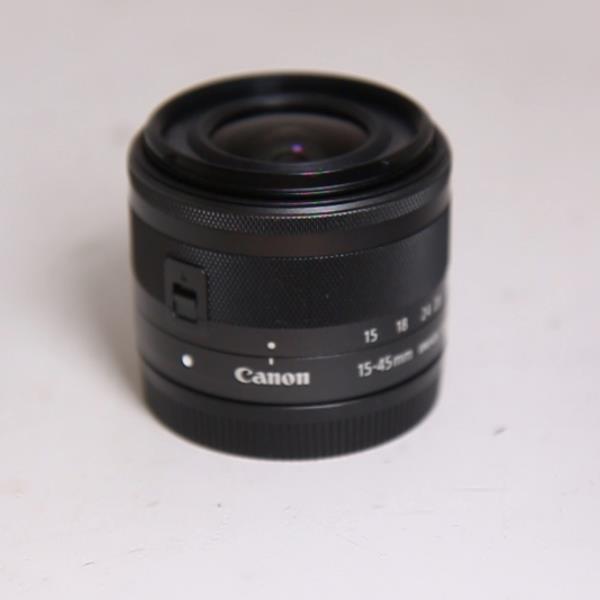 Used Canon EF-M 15-45mm f/3.5-6.3 IS STM Zoom Lens Graphite