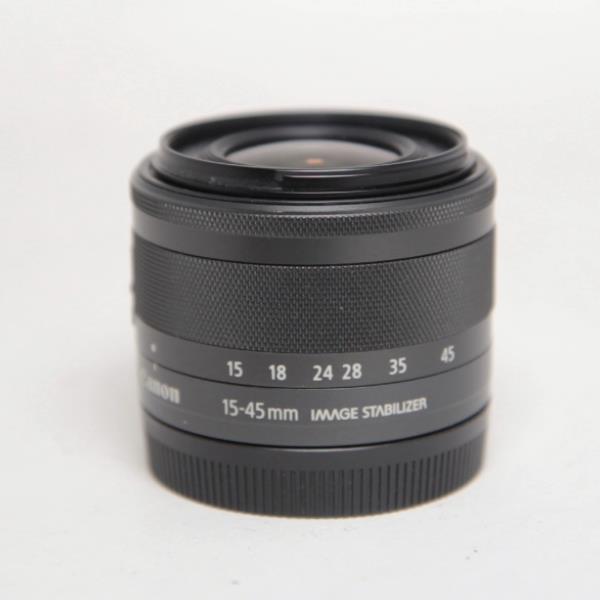 Used Canon EF-M 15-45mm f/3.5-6.3 IS STM Zoom Lens Graphite