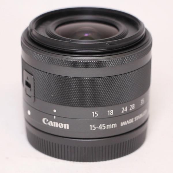 Used Canon EF-M 15-45mm f/3.5-6.3 IS STM Zoom Lens Graphite