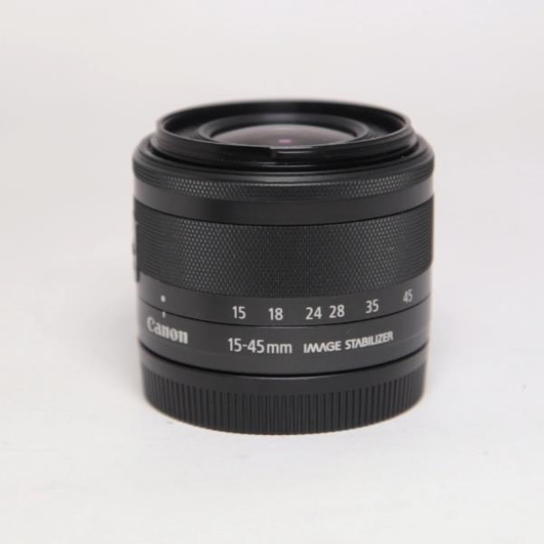 Used Canon EF-M 15-45mm f/3.5-6.3 IS STM Zoom Lens Graphite