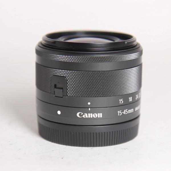 Used Canon EF-M 15-45mm f/3.5-6.3 IS STM Zoom Lens Graphite