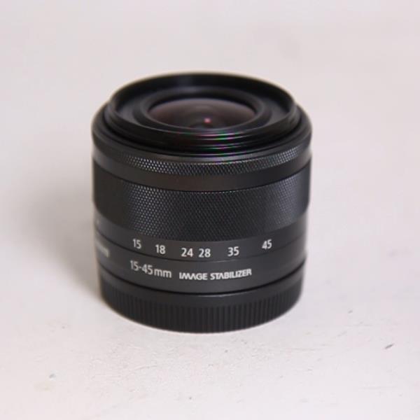 Used Canon EF-M 15-45mm f/3.5-6.3 IS STM Zoom Lens Graphite