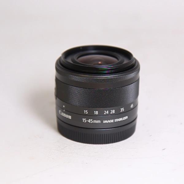 Used Canon EF-M 15-45mm f/3.5-6.3 IS STM Zoom Lens Graphite