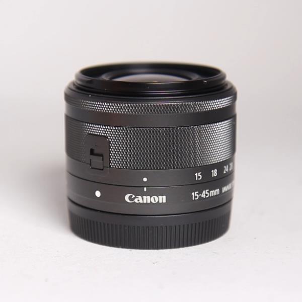 Used Canon EF-M 15-45mm f/3.5-6.3 IS STM Zoom Lens Graphite