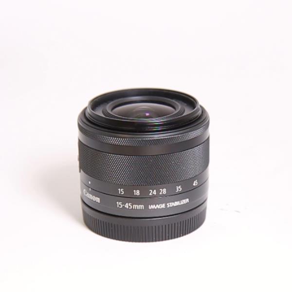 Used Canon EF-M 15-45mm f/3.5-6.3 IS STM Zoom Lens Graphite