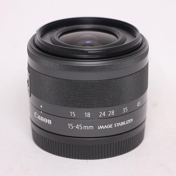 Used Canon EF-M 15-45mm f/3.5-6.3 IS STM Zoom Lens Graphite