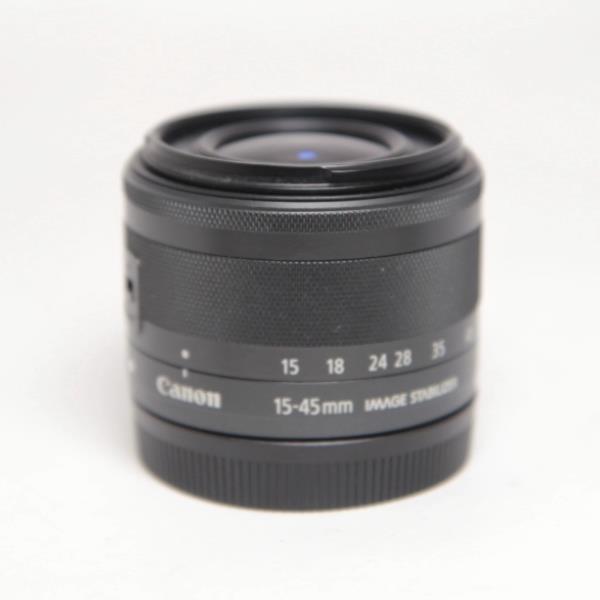 Used Canon EF-M 15-45mm f/3.5-6.3 IS STM Zoom Lens Graphite