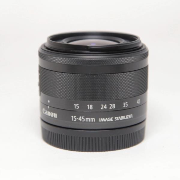 Used Canon EF-M 15-45mm f/3.5-6.3 IS STM Zoom Lens Graphite