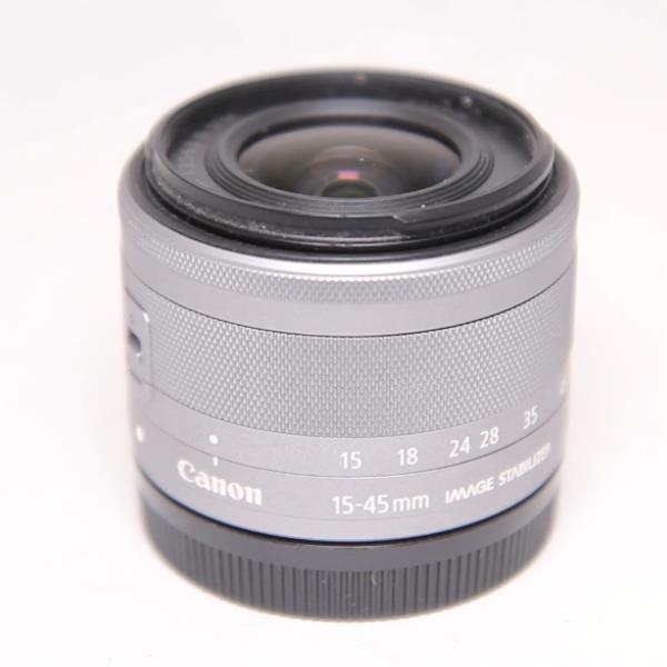 Used Canon EF-M 15-45mm f/3.5-6.3 IS STM Zoom Lens Silver