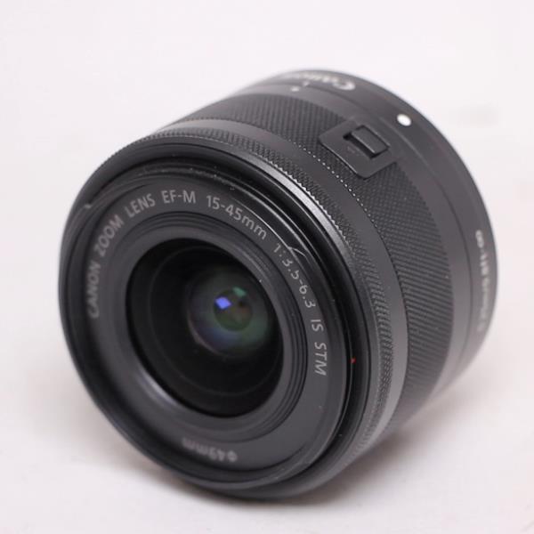 Used Canon EF-M 15-45mm f/3.5-6.3 IS STM Zoom Lens Silver