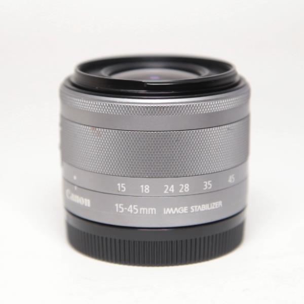 Used Canon EF-M 15-45mm f/3.5-6.3 IS STM Zoom Lens Silver