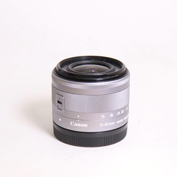 Used Canon EF-M 15-45mm f/3.5-6.3 IS STM Zoom Lens Silver
