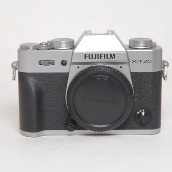 Used Fujifilm X-T20 Mirrorless Digital Camera Body Silver