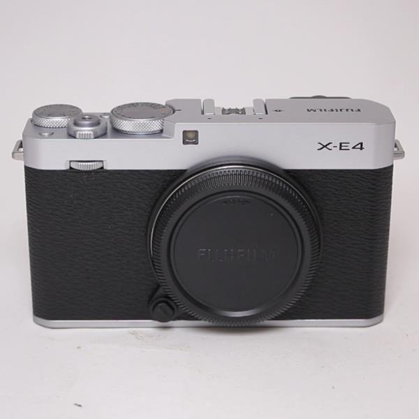 Used Fujifilm X-E4 Mirrorless Digital Camera Body Silver