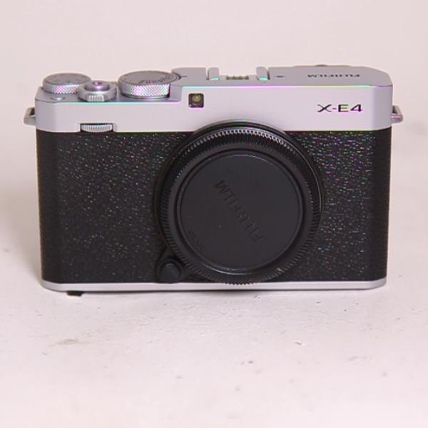 Used Fujifilm X-E4 Mirrorless Digital Camera Body Silver