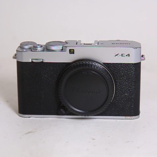 Used Fujifilm X-E4 Mirrorless Digital Camera Body Silver
