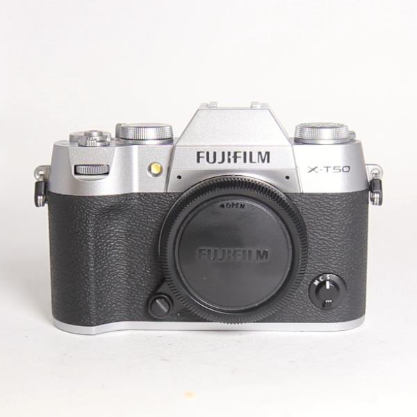 Used Fujifilm X-T50 Digital Camera Body Silver