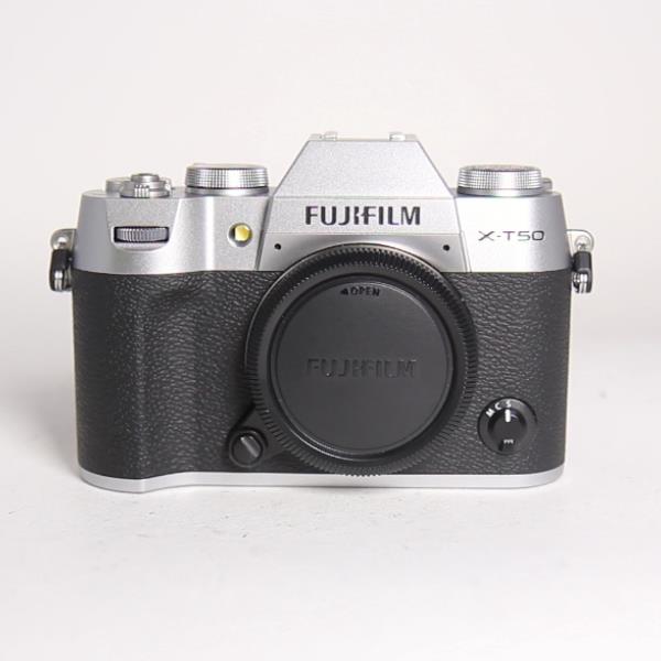 Used Fujifilm X-T50 Digital Camera Body Silver