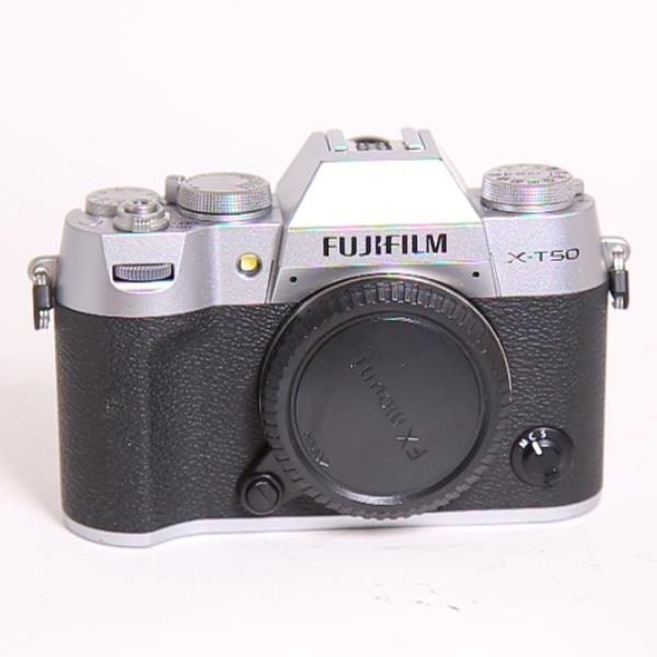Used Fujifilm X-T50 Digital Camera Body Silver