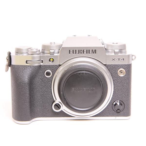 Used Fujifilm X-T4 Mirrorless Camera Body Silver