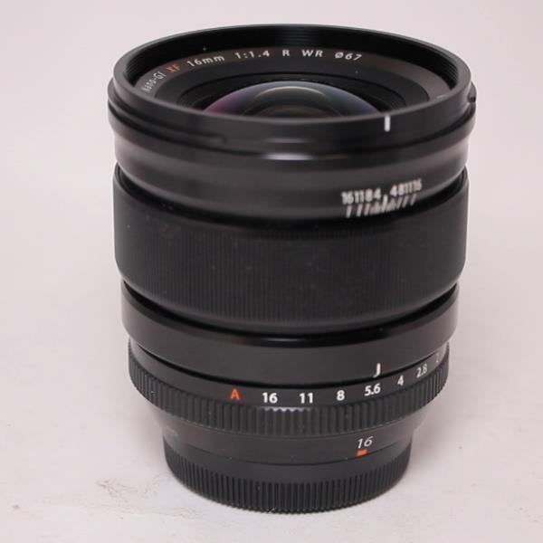 Used Fujifilm XF 16mm f1.4 R WR Super Wide Angle Prime Lens