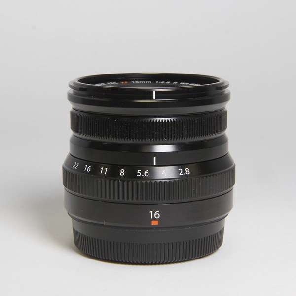 Used Fujifilm XF 16mm f2.8 R WR Super Wide Angle Prime Lens Black