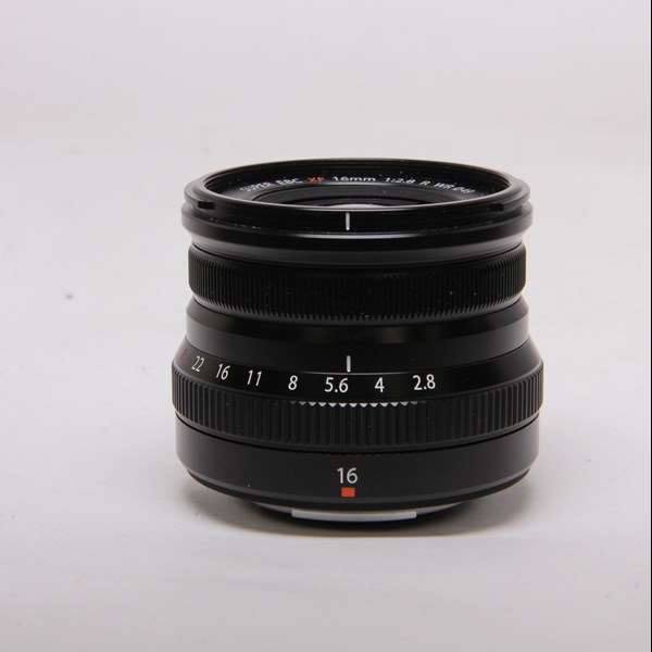 Used Fujifilm XF 16mm f2.8 R WR Super Wide Angle Prime Lens Black