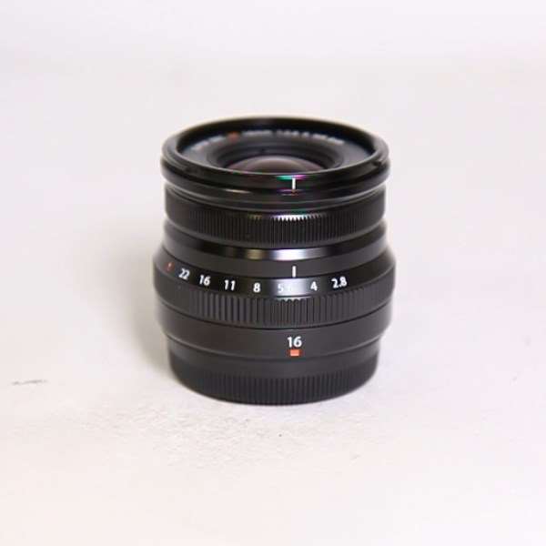 Used Fujifilm XF 16mm f2.8 R WR Super Wide Angle Prime Lens Black