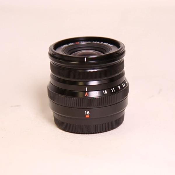 Used Fujifilm XF 16mm f2.8 R WR Super Wide Angle Prime Lens Black