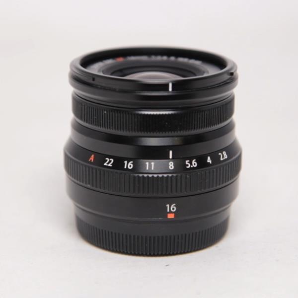 Used Fujifilm XF 16mm f2.8 R WR Super Wide Angle Prime Lens Black