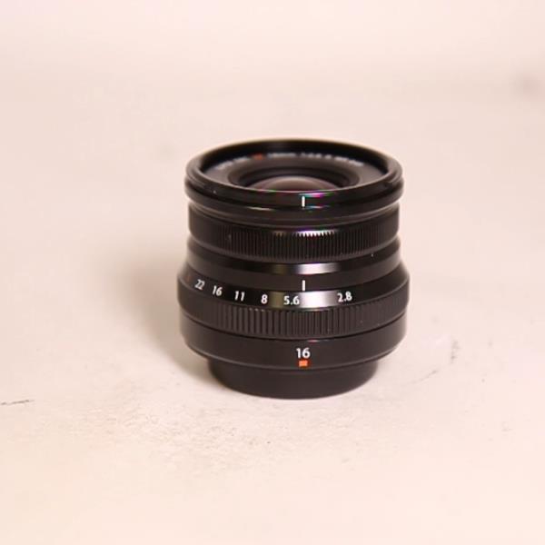 Used Fujifilm XF 16mm f2.8 R WR Super Wide Angle Prime Lens Black