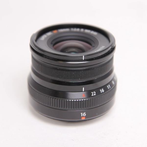 Used Fujifilm XF 16mm f2.8 R WR Super Wide Angle Prime Lens Black