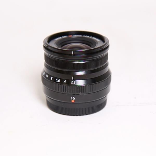 Used Fujifilm XF 16mm f2.8 R WR Super Wide Angle Prime Lens Black