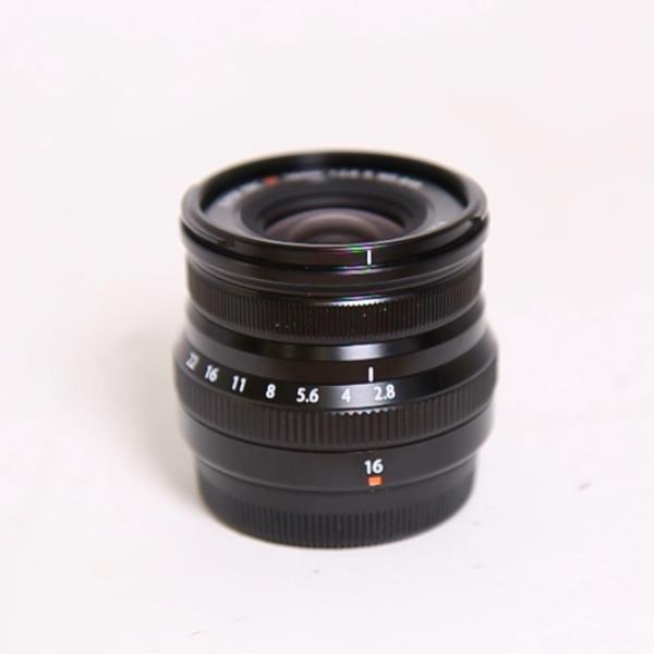 Used Fujifilm XF 16mm f2.8 R WR Super Wide Angle Prime Lens Black