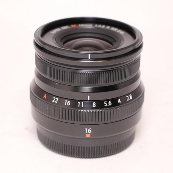 Used Fujifilm XF 16mm f2.8 R WR Super Wide Angle Prime Lens Black