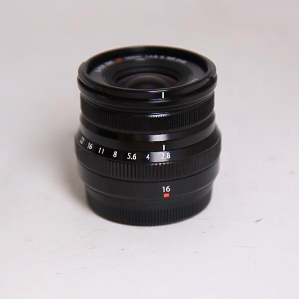 Used Fujifilm XF 16mm f2.8 R WR Super Wide Angle Prime Lens Black