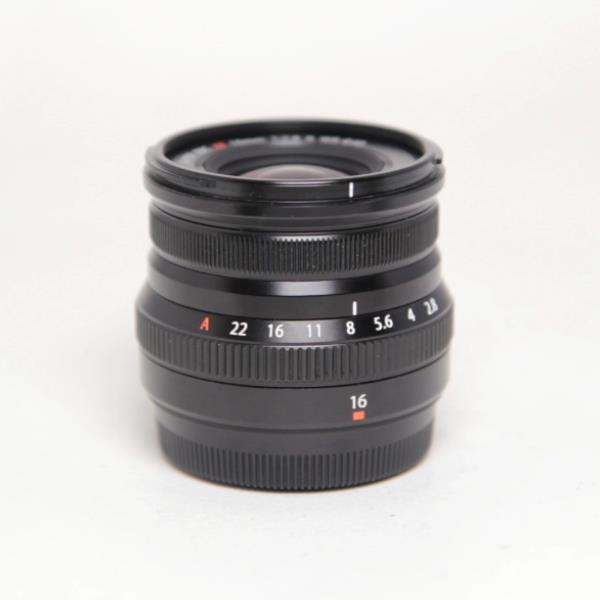 Used Fujifilm XF 16mm f2.8 R WR Super Wide Angle Prime Lens Black
