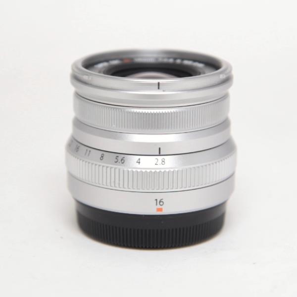 Used Fujifilm XF 16mm f2.8 R WR Super Wide Angle Prime Lens Silver