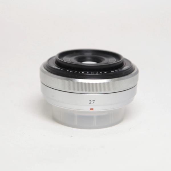 Used Fujifilm XF 27mm f2.8 Pancake Lens Silver
