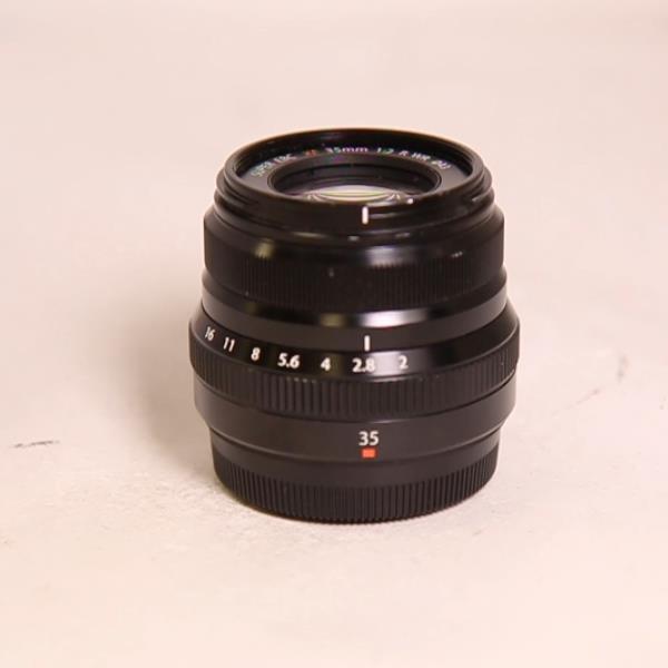 Used Fujifilm XF 35mm f2 R WR Standard Prime Lens Black