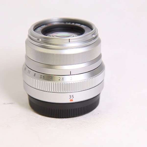 Used Fujifilm XF 35mm f2 R WR Standard Prime Lens Silver