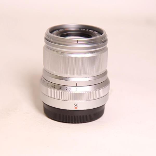 Used Fujifilm XF 50mm f2 R WR Standard Prime Lens Silver