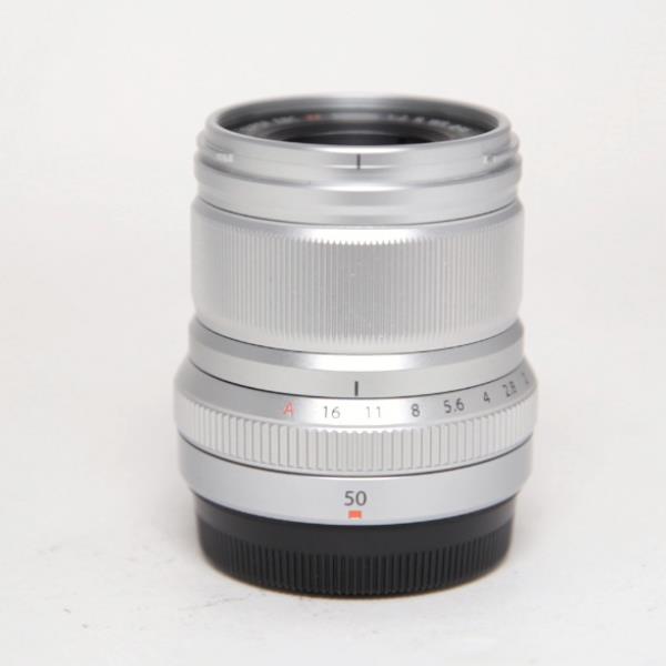 Used Fujifilm XF 50mm f2 R WR Standard Prime Lens Silver