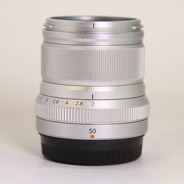 Used Fujifilm XF 50mm f2 R WR Standard Prime Lens Silver