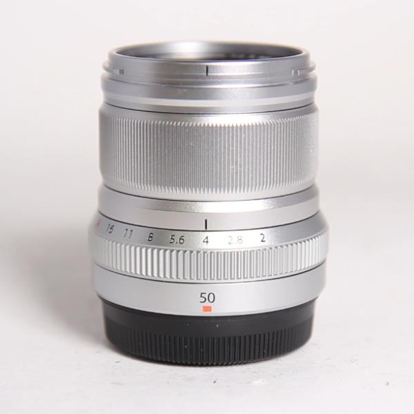 Used Fujifilm XF 50mm f2 R WR Standard Prime Lens Silver