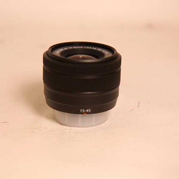 Used Fujifilm XC 15-45mm f/3.5-5.6 OIS PZ Zoom Lens Black