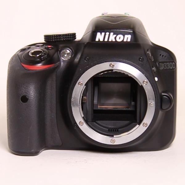 Used Nikon D3300 DSLR Digital Camera Body Black