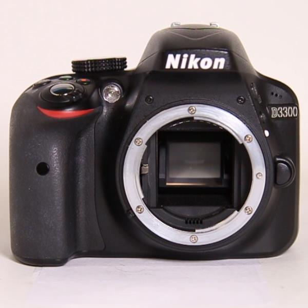Used Nikon D3300 DSLR Digital Camera Body Black